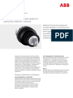 Pilot Devices: Modular Key-Operated Selector Switches M2SSK, M3SSK