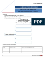 WRITING INTENSIVE Introduction To Essays