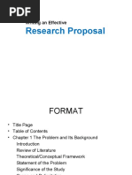 RESEARCH PROPOSAL