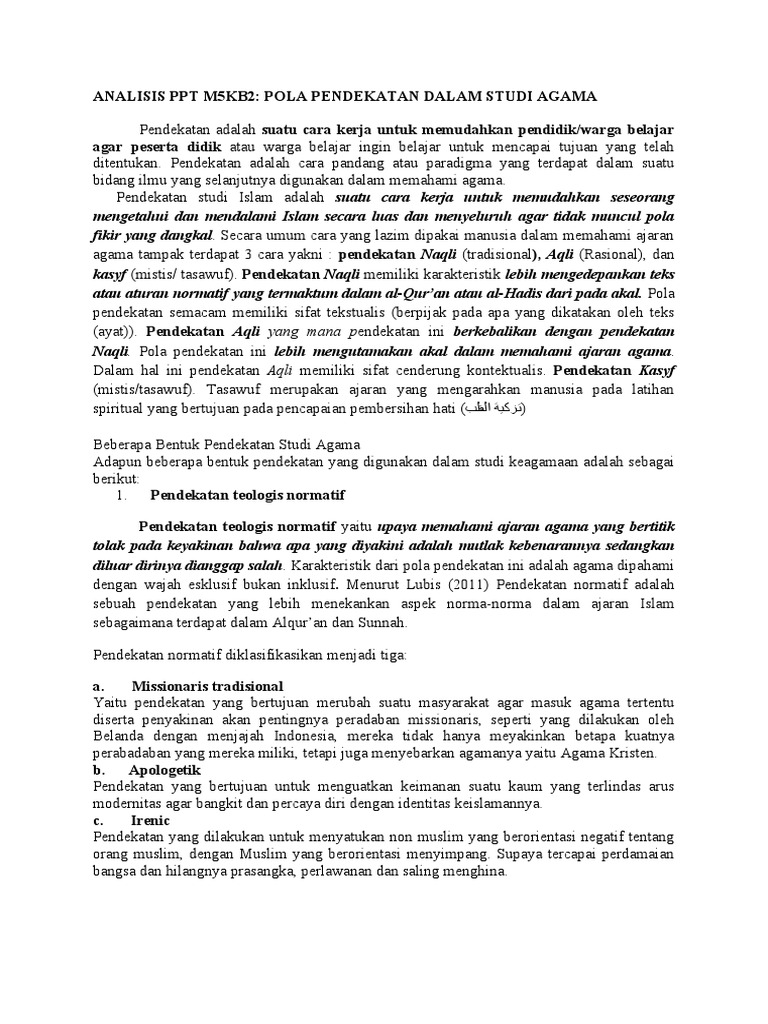 ANALISIS PPT M5KB2 Okey | PDF