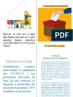 27 - 04 - 2021 Elaboramos Un Folleto para Difundir Nuestra Propuesta de Acciones Argumentadas