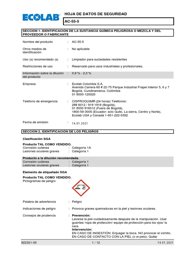 AC 55 5 Spanish | PDF | Reciclaje | Quemar
