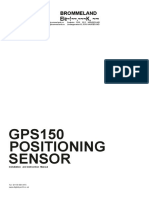 GPS150 Positioning Sensor: Ele ! . K