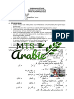 Soal PAT Bahasa Arab MTs Kelas 8 TP 2021-2022 - MTs Arabic