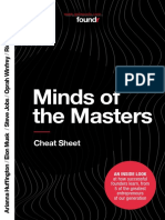 Minds of The Masters: Cheat Sheet