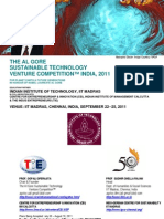 Posterfor2011 - The Al Gore Sustainable Technology Venture Competition - IIT - Madras - September 21 - 25, 2011