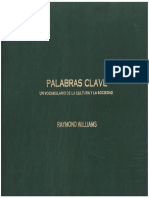 2 - WILLIAMS, Raymond, Palabras Clave