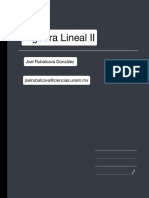 Álgebra Lineal II: Joel Rubalcava González