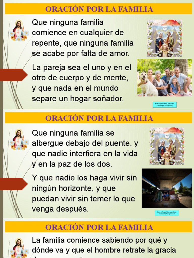 Oración y fe en la familia | PDF | Cristo (título) | Amor