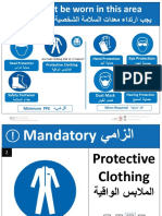 ملصقات PPE MANDATORY 