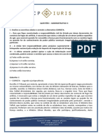 CP Iuris - ADMINISTRATIVO 4 - Questoes Comentadas