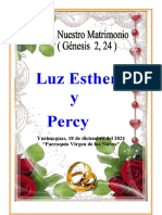 Matrimonio de Persy y Luz Esther