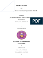 Factors Affecting Youth Investment Choices