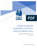 Análisis Económico, Político y Social de México - Actividad 2 - AL067