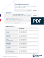 2022 IH London - Delta Application Form