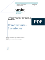 Combinatoria y Sucesiones