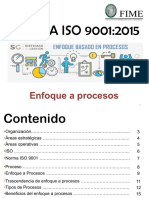 Norma ISO 9001:2015 Enfoque a procesos