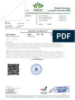 Molecular Biology: Patient's Name: Mr. Fouad Ali Ebead Ismail