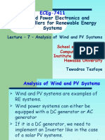 ECEg -7411 - Lecture - 7 - Analysis of Wind and PV Systems