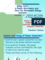 ECEg 7411 Lecture 3 Control and Tuning of Power Converters