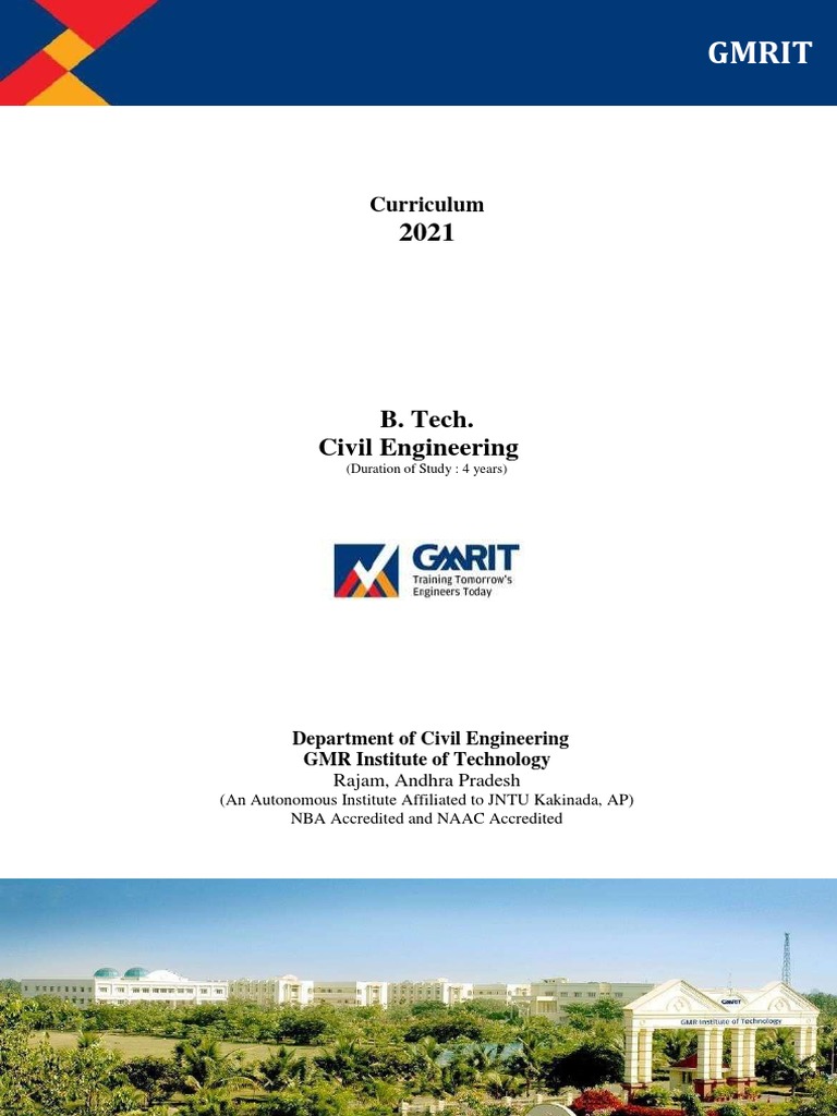 B.tech Civil Syllabus AR21 | PDF | Engineering | Artificial Intelligence