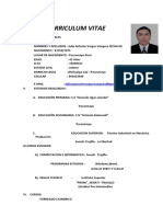 Curriculum Vitae: I. Datospersonales