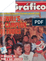 Revista El Gráfico - Newells Campeón Argentino 1988