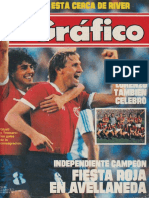 Revista El Gráfico - Independiente Campeón Argentino 1983
