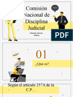 Comision de Disciplina Nacioanl Judicial