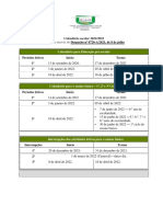 Calendario Escolar 2021 2022