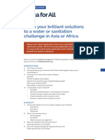 Share Your Brilliant Solutions To A Water or Sanitation Challenge in Asia or Africa