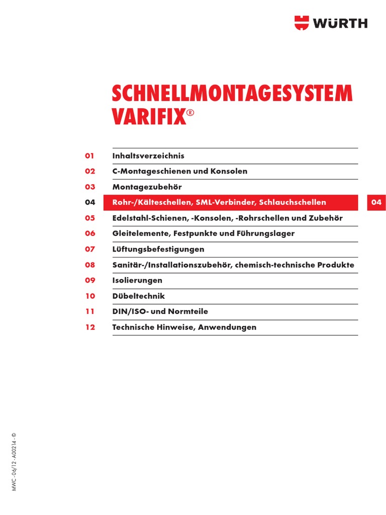 Schnellmontagesystem Varifix Teil2 | PDF