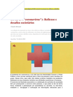 Aula 9 COVID19 Texto 1 Migalhas Reflexos e Desafios Societarios