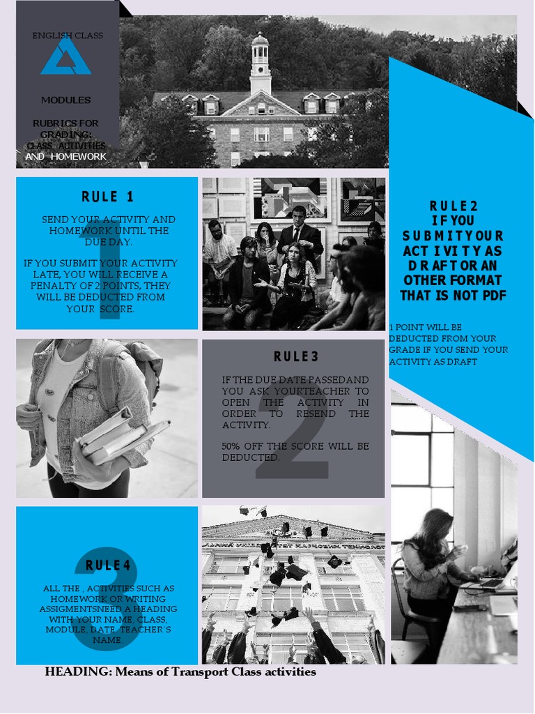 Means of Transport Class Activities | PDF