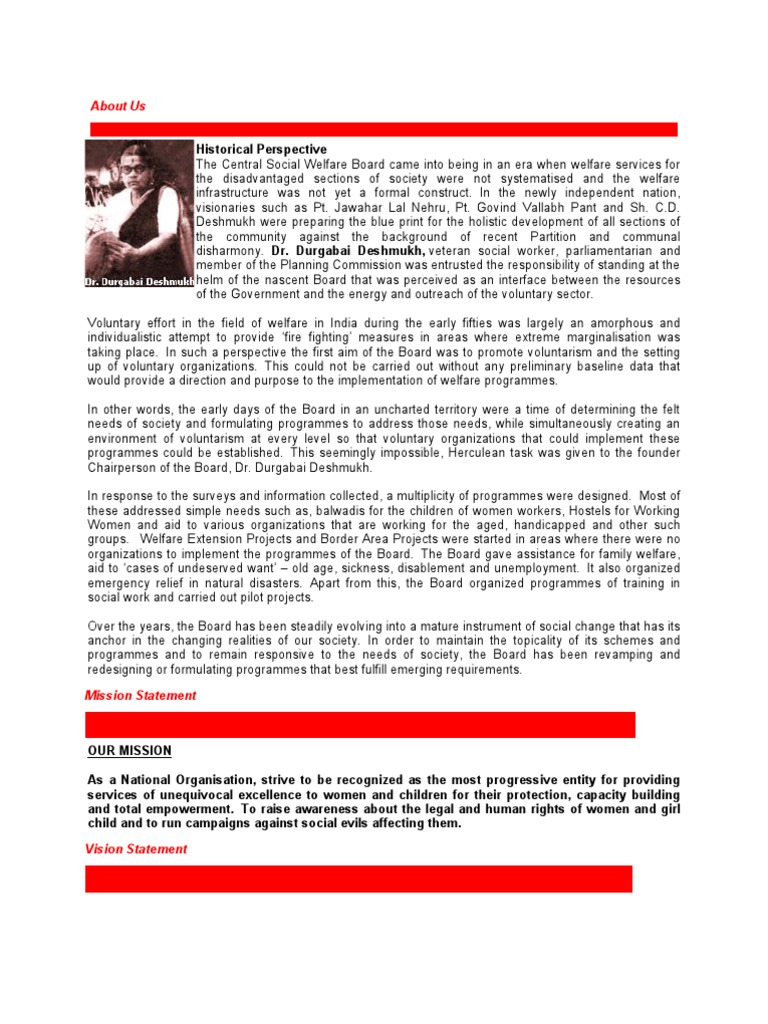 Central Social Welfare Board Overview | PDF | Competence (Human ...