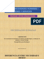 Diapositivas Necesidades Humanas - Bienes y Servicios