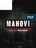 Manual do Usuário para Elevador de Tesoura Sobre Piso MAH-2003