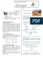 Lista de Exercício de Matemática 6 Ano