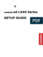 Lenovo Ideapad L340 Series Setup Guide