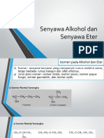 Isomer, Sifat Fisika Dan Kimia Alkohol Eter