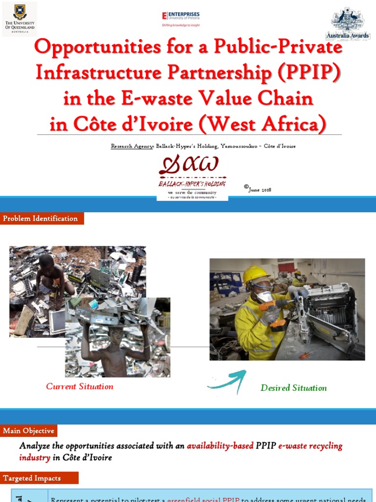 Opportunities For A Public-Private Infrastructure Partnership (PPIP) in ...