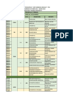 Horarios Prueba Parcial II Mod II