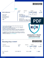 Boarding Pass: MR Toni Mirosanu