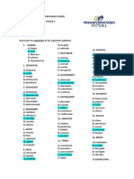 TALLER 3 -SINONIMOS Y ANTONIMOS