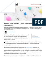 Clinical Trial Registry Errors Undermine Transparency
