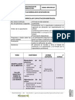 2022 Planeación Curricular de Capacitación