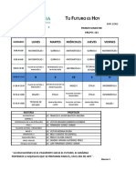 Horario 101