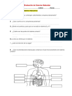 Evaluación de Ciencias Naturales 2 TRIM