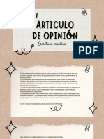 Articulo de Opinión