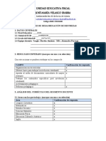 Matriz Desagragacíon de Destrezas